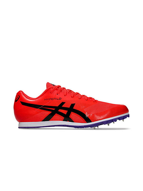 Asics Hyper Ld 6 Erkek Atletizm Çivili Koşu Ayakkabısı 1091A019-600 Kırmızı