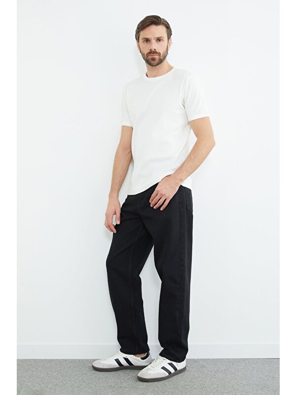 Fullamoda Fermuarlı Baggy Jean