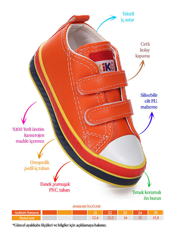 Raka Cırtlı Erkek Bebek Günlük Spor Ayakkabı - Görsel 3