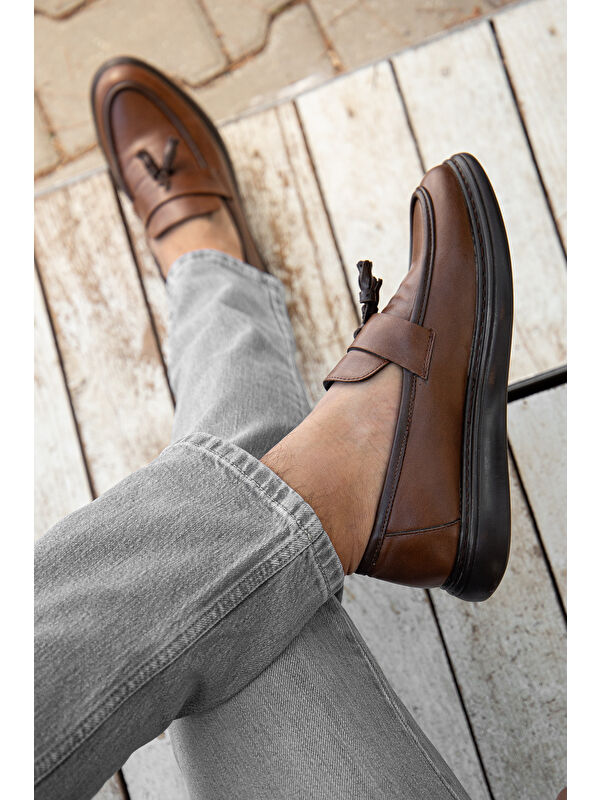 D0230 Günlük Ortopedik Erkek Klasik Ayakkabı - Görsel 6