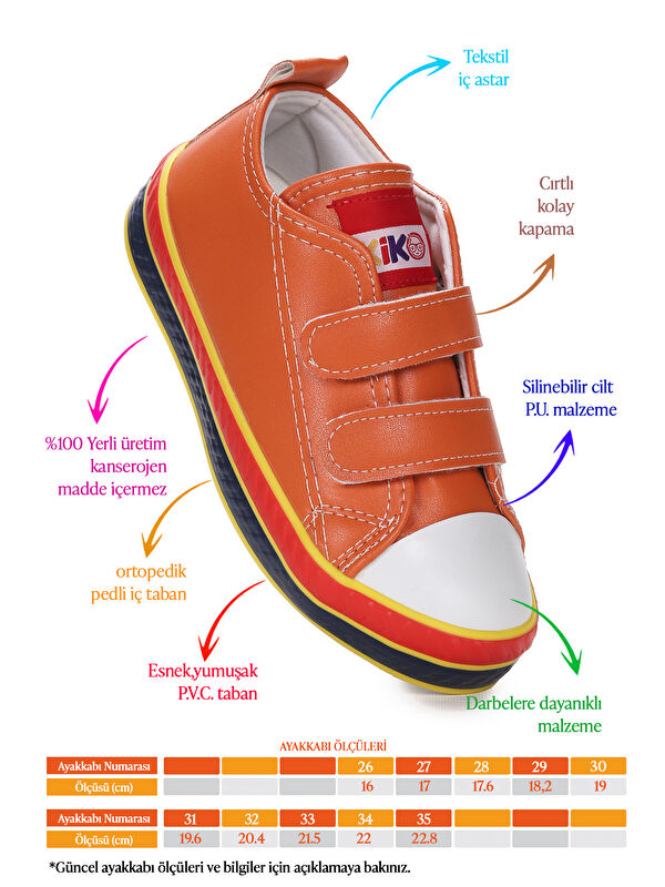 Raka Cırtlı Erkek Çocuk Günlük Spor Ayakkabı - Görsel 3