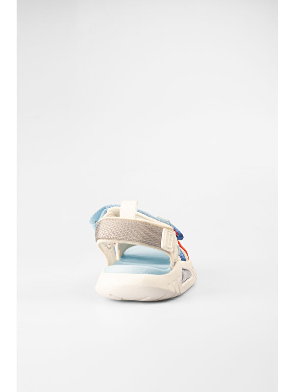 Cube Hafif Erkek Okul Öncesi Beyaz Sandalet - Görsel 5