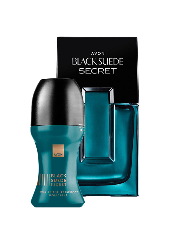 AVON Black Suede Secret Erkek Parfüm ve Rollon Paketi