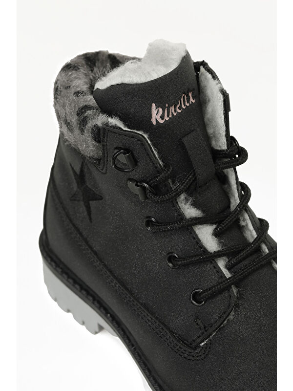 LEOW 4PR Siyah Kız Çocuk Worker Bot - Görsel 8