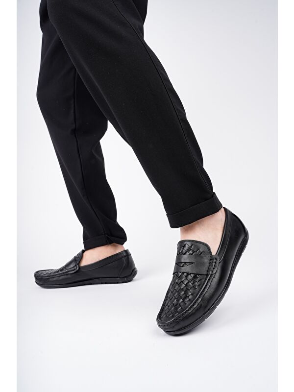 WOLTZ Klasik Hakiki Deri Günlük Erkek Ayakkabı - Görsel 6