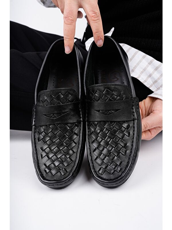 WOLTZ Klasik Hakiki Deri Günlük Erkek Ayakkabı - Görsel 9