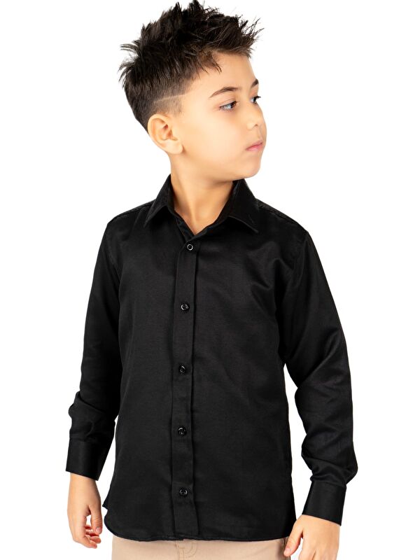 Mnk Baby & Kids Düz Renk Erkek Çocuk Gömlek MNK0575