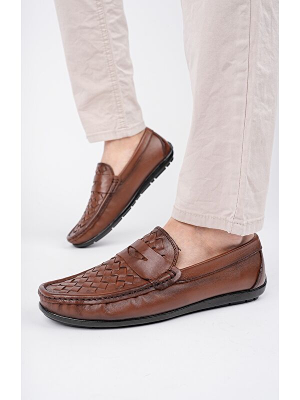 WOLTZ Klasik Hakiki Deri Günlük Erkek Ayakkabı - Görsel 7