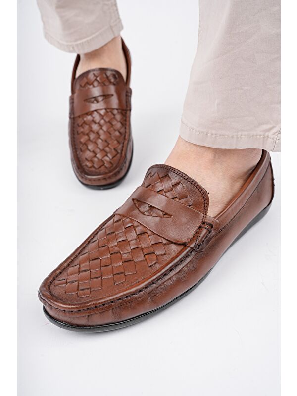 WOLTZ Klasik Hakiki Deri Günlük Erkek Ayakkabı - Görsel 9