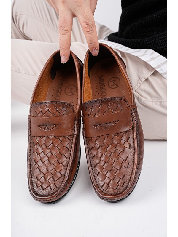 WOLTZ Klasik Hakiki Deri Günlük Erkek Ayakkabı - Görsel 10