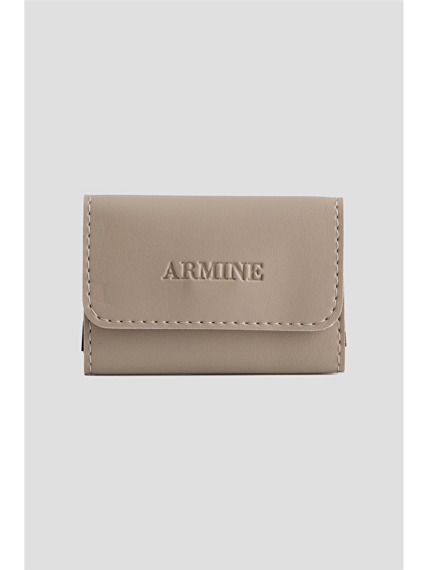 ARMİNE Düz Cüzdan Vizon