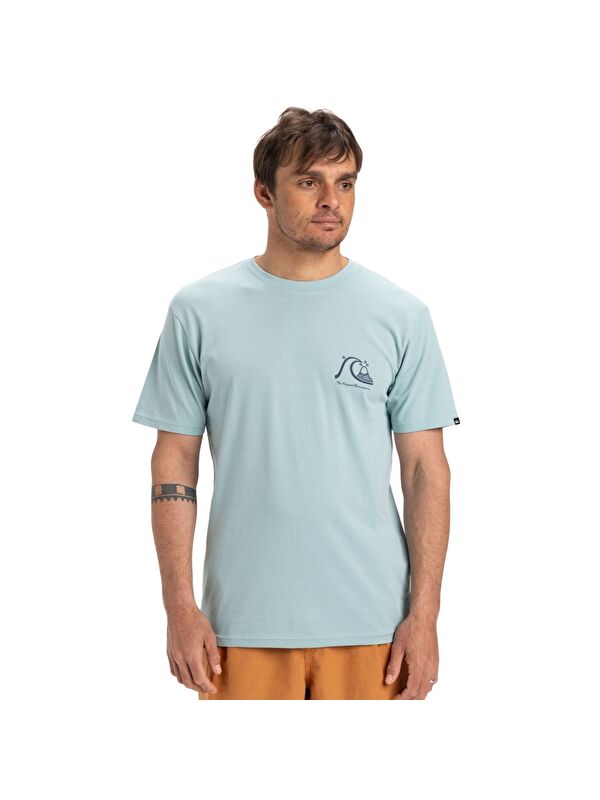 Quiksilver Coastal Run Erkek Bej Spor Tişört
