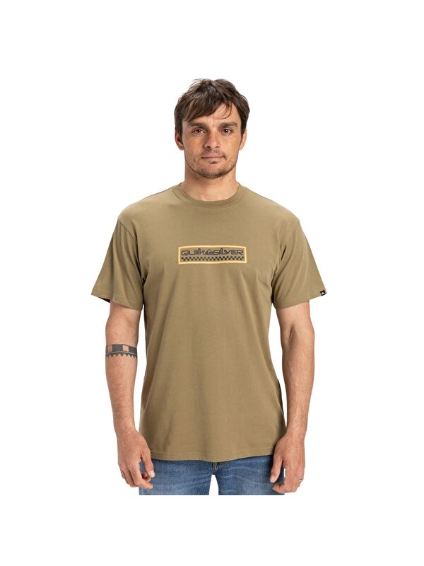 Quiksilver Salt Water Pkt Swp Erkek Sarı Spor Tişört