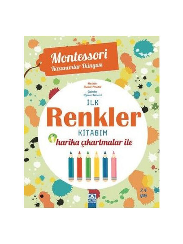 Altın Kitaplar İlk Renkler Kitabım Harika Çıkartmalar ile Montessori KazanımlarRenk: No Color