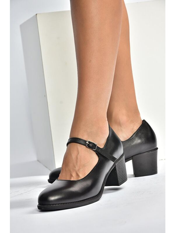 Siyah Kadın Topuklu Ayakkabı V468297203 - Görsel 3