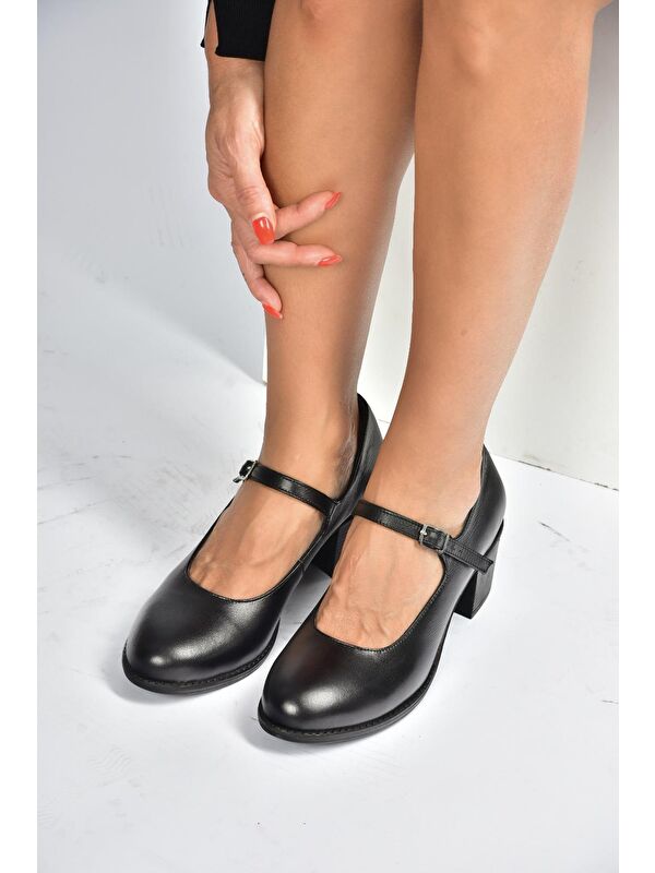 Siyah Kadın Topuklu Ayakkabı V468297203 - Görsel 4