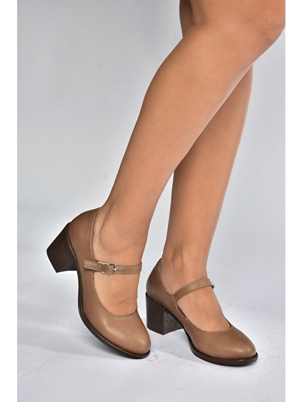 Vizon Kadın Topuklu Ayakkabı V468297203 - Görsel 3