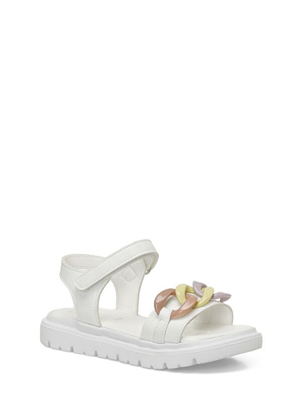 ZIN F 5FX Beyaz Kız Çocuk Sandalet - Görsel 3