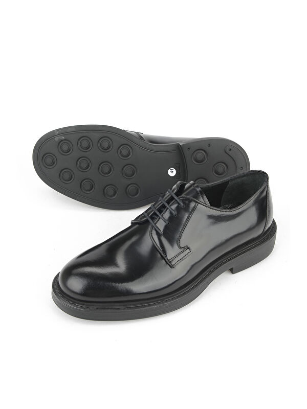 Erkek Hakiki Deri Ayakkabı 15350Z2299 Siyah - Görsel 5