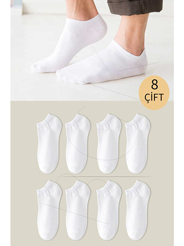 BGK Unisex Basic Patik Çorap 8 Çift