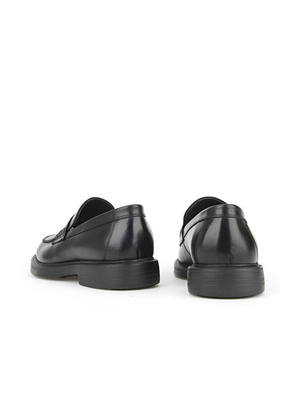 Erkek Hakiki Deri Ayakkabı 15350Z1112 Siyah - Görsel 4