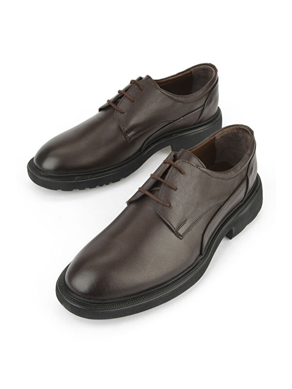 Erkek Hakiki Deri Ayakkabı 1531007Z4204 Kahve - Görsel 6