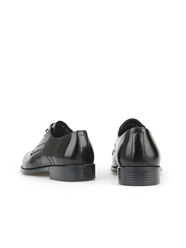 Erkek Hakiki Deri Ayakkabı 15350Z0239 Siyah - Görsel 4