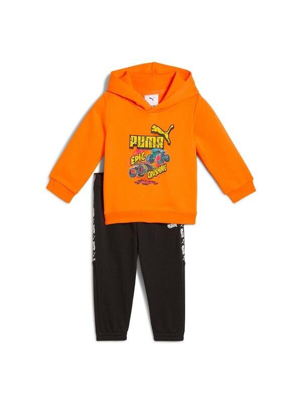 Puma Hot Wheels Bebek Kapüşonlu Eşofman Takımı