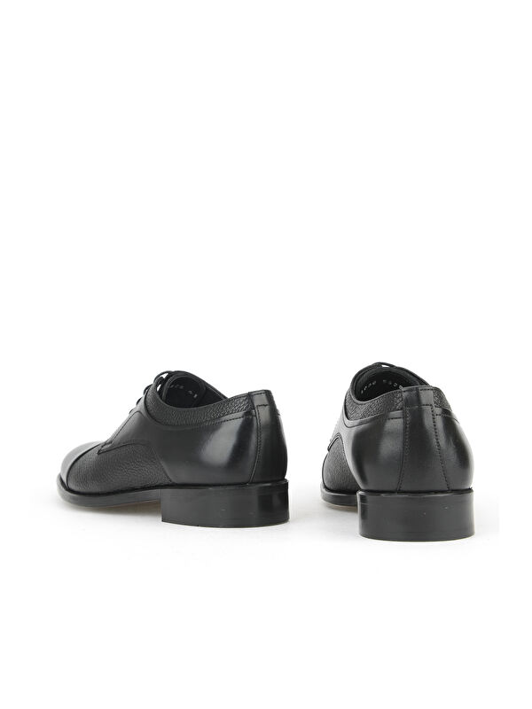 Erkek Hakiki Deri Ayakkabı 15350Z1030 Siyah - Görsel 4