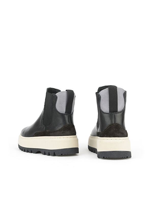 Kadın Hakiki Deri Bot 1531020Z19402 Siyah - Görsel 4