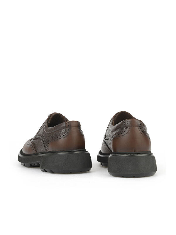 Erkek Hakiki Deri Ayakkabı 1531007Z4205 Kahve - Görsel 4