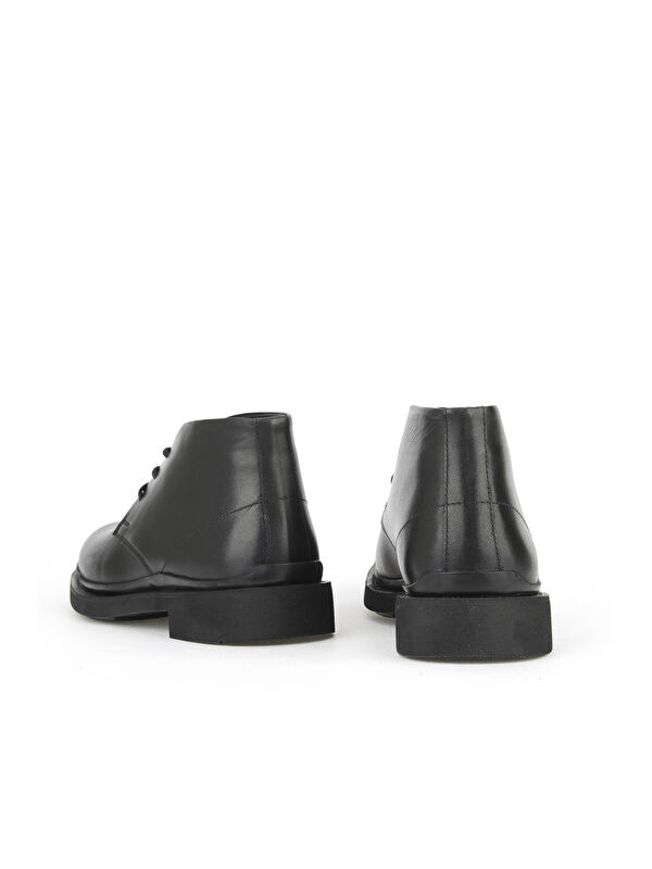 Erkek Hakiki Deri Bot 153986Z4065 Siyah - Görsel 4