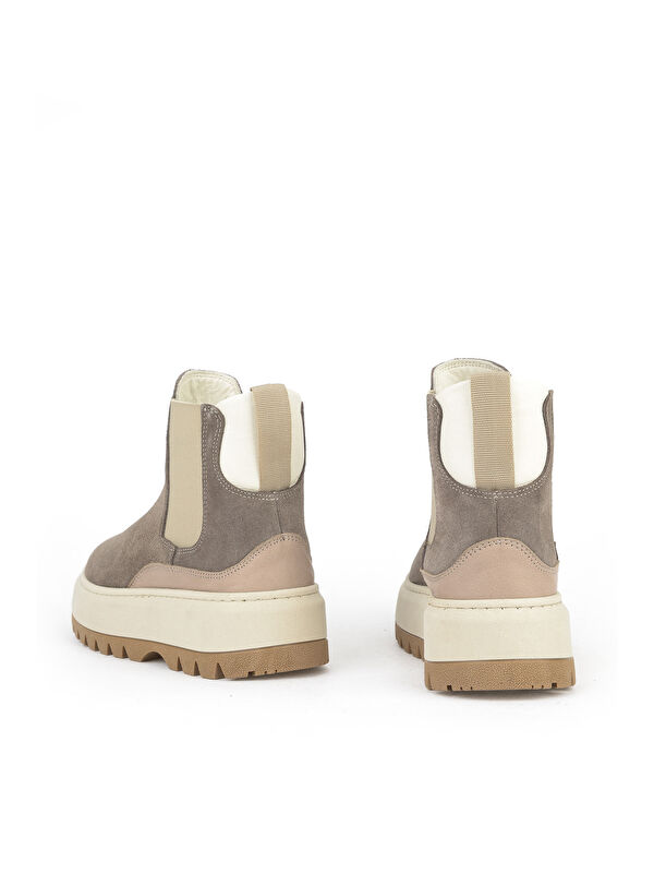 Kadın Hakiki Deri Bot 1531020Z194022 Vizon - Görsel 4