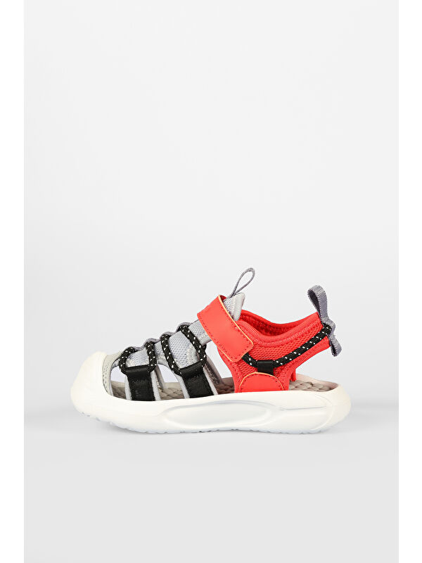 Thin Işıklı Erkek Okul Öncesi Gri Sandalet - Görsel 3