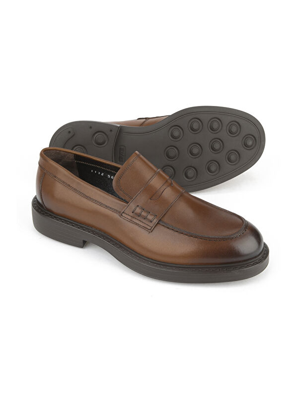 Erkek Hakiki Deri Ayakkabı 15350Z1112 Taba - Görsel 5