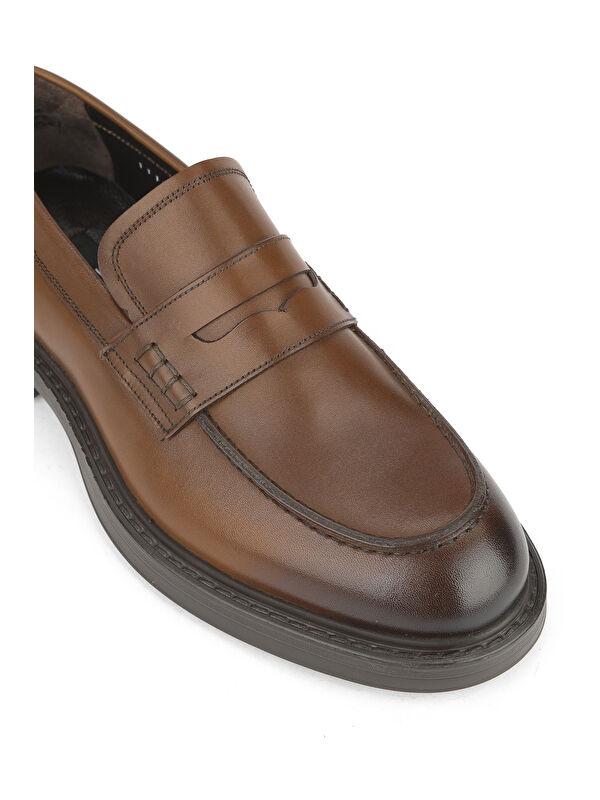 Erkek Hakiki Deri Ayakkabı 15350Z1112 Taba - Görsel 6