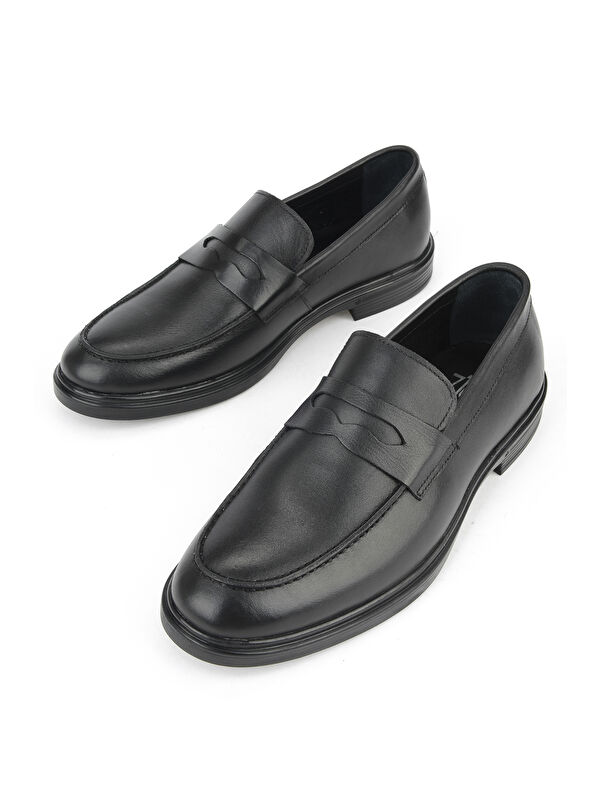 Erkek Hakiki Deri Ayakkabı 1531007Z9254 Siyah - Görsel 6