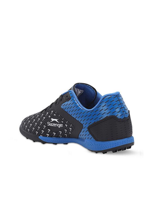 CYCLE I Unisex Çocuk Futbol Ayakkabı Siyah / Mavi - Görsel 4