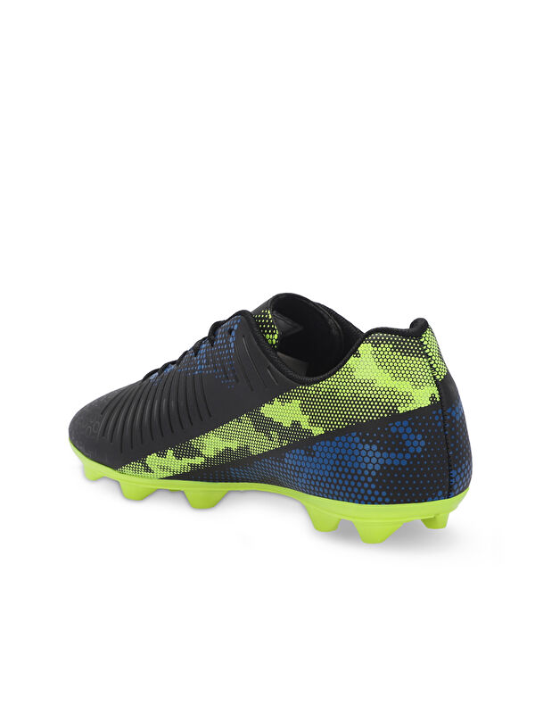 CYPRUS KRP Unisex Çocuk Futbol Ayakkabı Siyah / Yeşil - Görsel 4