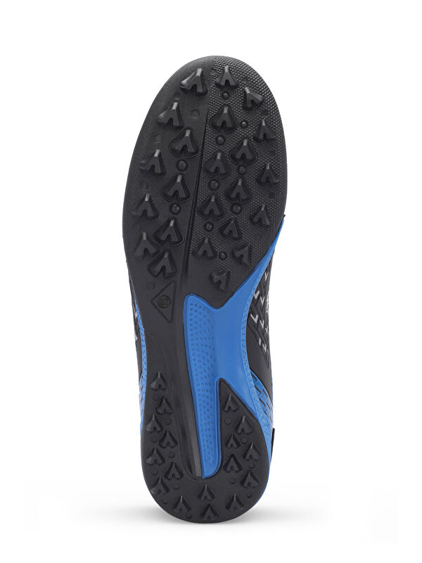CYCLE I Unisex Çocuk Futbol Ayakkabı Siyah / Mavi - Görsel 8