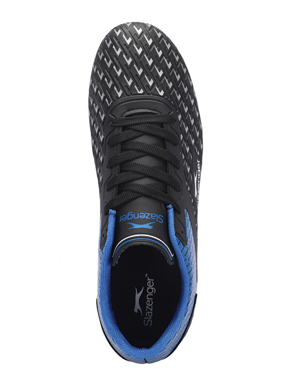 CYCLE I Unisex Çocuk Futbol Ayakkabı Siyah / Mavi - Görsel 6