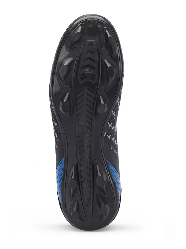 CYCLE I Unisex Çocuk Futbol Ayakkabı Siyah / Mavi - Görsel 8