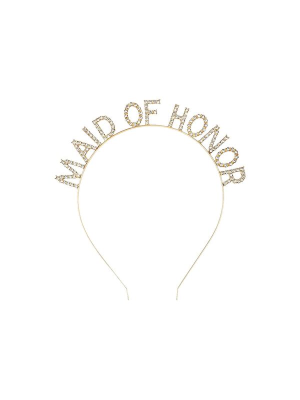 New Obsessions Maid Of Honour Baş Nedime Kristal Taşlı Parti Tacı