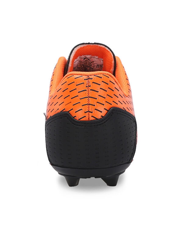 CYCLE I Unisex Çocuk Futbol Ayakkabı Siyah / Turuncu - Görsel 7