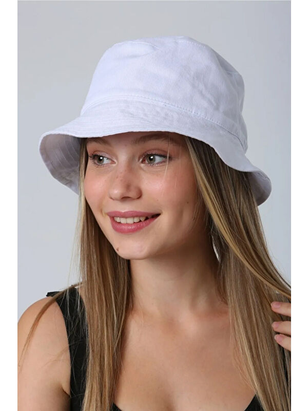Remsa Mayo Pamuk Bucket Şapka RŞ-110 Beyaz