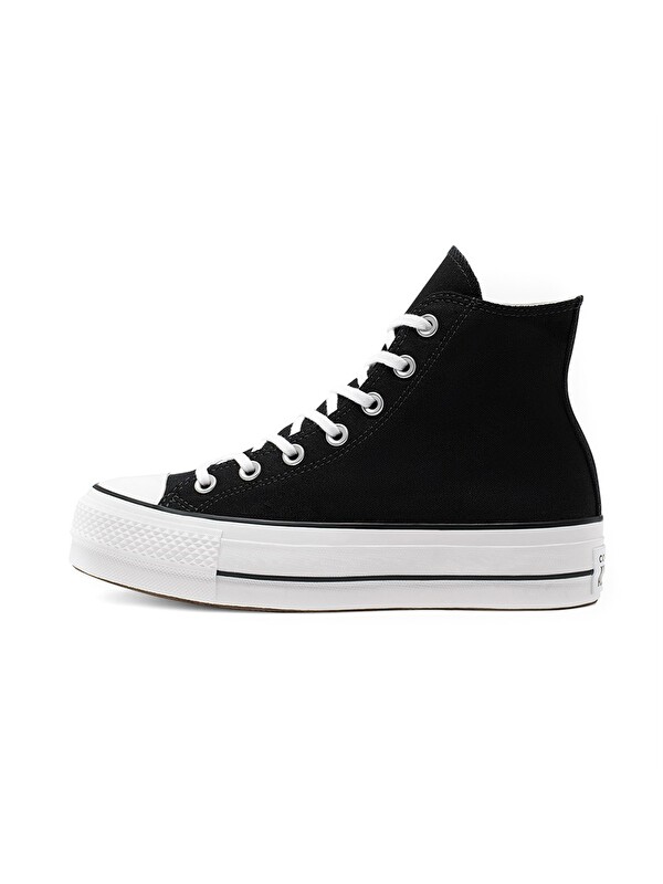Converse Chuck Taylor All Star Platform Kadın Siyah Bilekli Sneaker