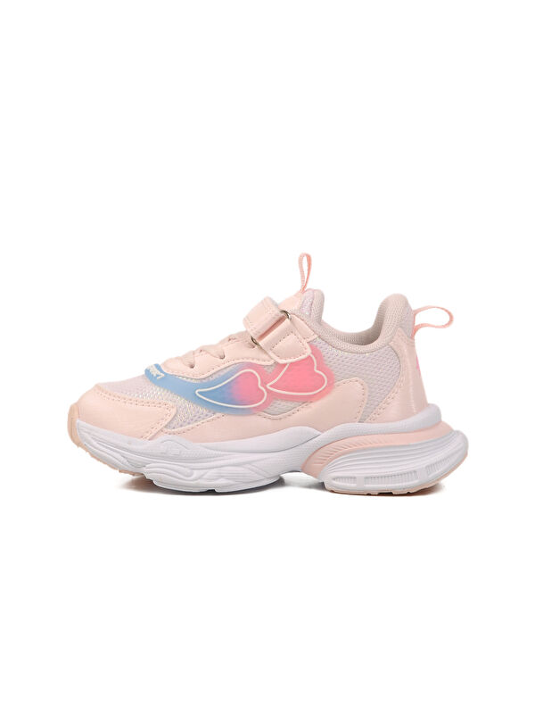 Pudra Cırtlı Hafif Hava Alabilen Kız Çocuk Spor Ayakkabı 1976 P - Görsel 3