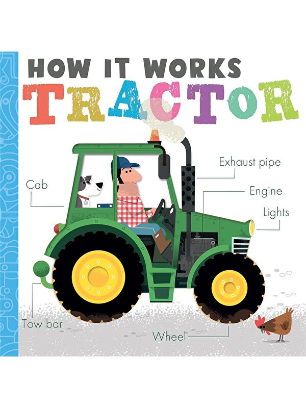 Little Tiger Press How it Works: Tractor (Board Book)