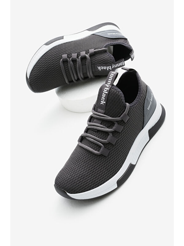 Tonny Black Gri Tonny Black Rahat Kalip Unisex Ayakkabı