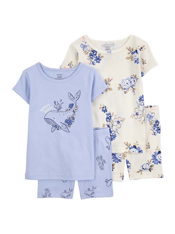 Carter's Küçük Kız Çocuk Pijama Set